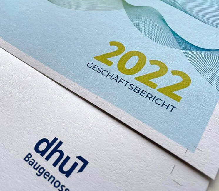 Geschäftsbericht-Relaunch für die dhu Baugenossenschaft – ein Projekt von mitra Kommunikation