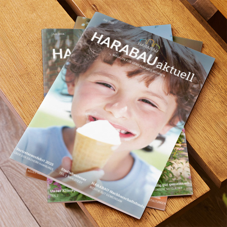 Mitgliedermagazin der HARABAU – ein Projekt von mitra Kommunikation