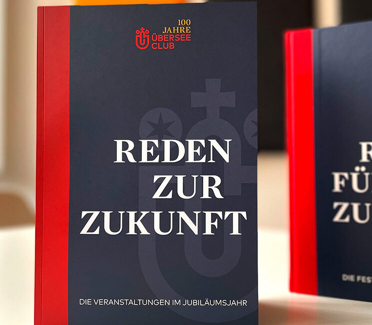 Buchgestaltung für den Übersee-Club anlässlich des 100. Jubiläums - – ein Projekt von mitra Kommunikation